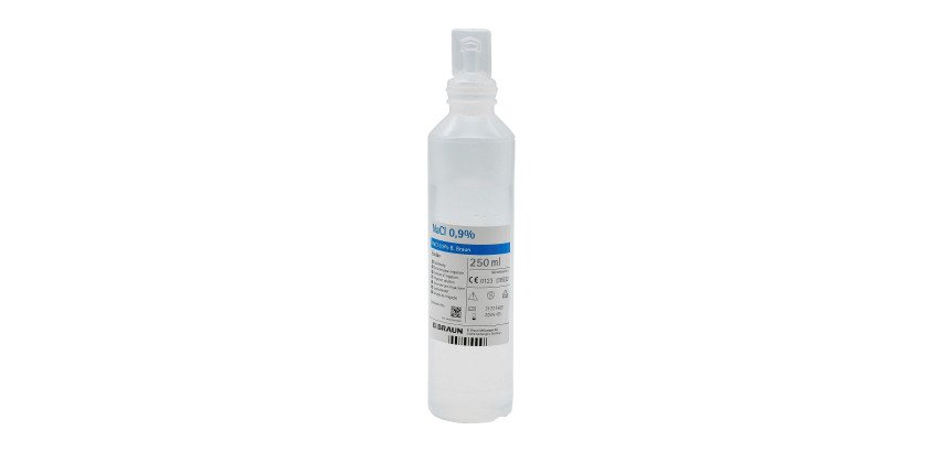 Soluzione salina sterile, 250 ml