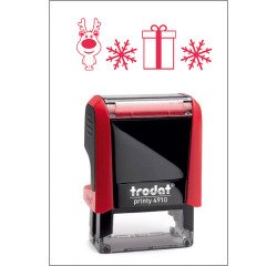 Timbro Trodat Printy 4910 "Renna" rosso