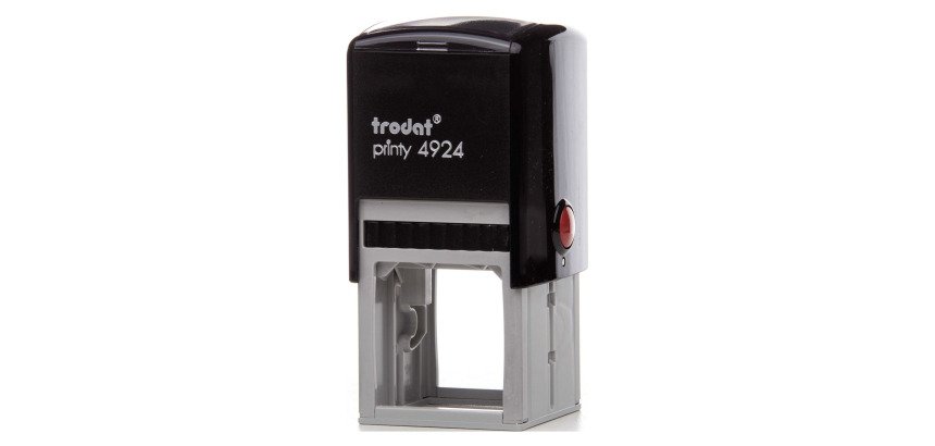 Timbro Trodat Printy 4924 4 x 4 cm nero
