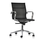 Sedia Direzionale WH Star schienale in rete nero