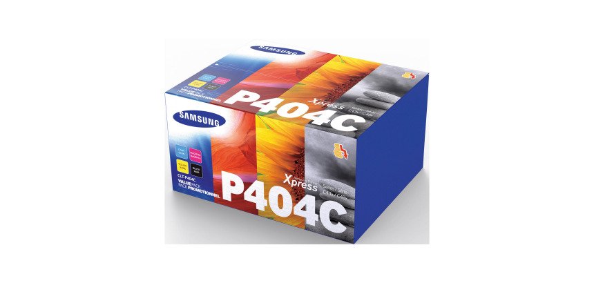 Pack 4 oner Samsung originale CLT-P404C nero, ciano, magenta, giallo