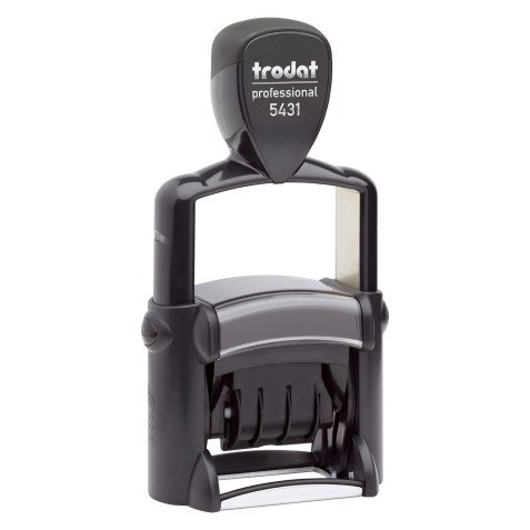 Timbro Datario + Testo Trodat Professional 5431 4,1 x 2,4 cm nero