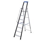 Scala doppia Gierre Professional AL756 per uso professionale in alluminio, 7 gradini