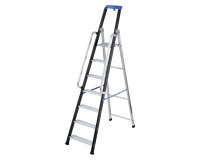 Scala doppia Gierre Professional AL756 per uso professionale in alluminio, 7 gradini