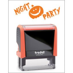 Timbro Trodat Printy 4912 "Night party" arancione