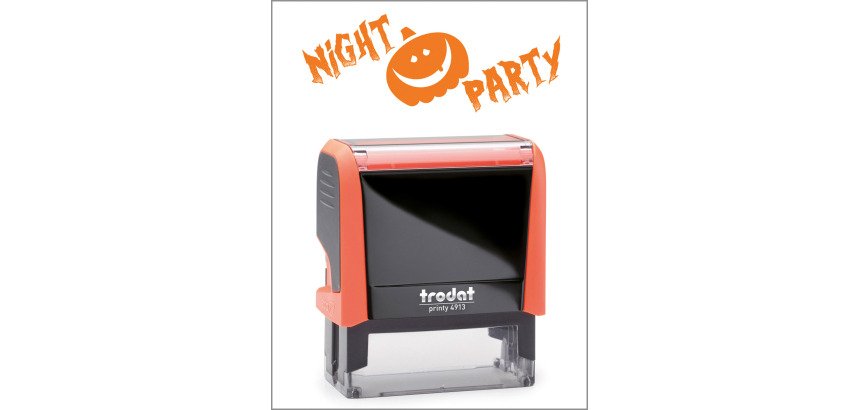 Timbro Trodat Printy 4912 "Night party" arancione