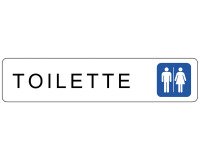 En_targhetta 200x45 toilette uomini/donne