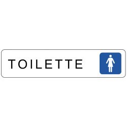 En_targhetta 200x45 toilette donne