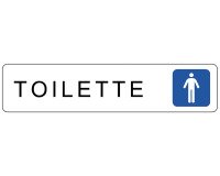 En_targhetta 200x45 toilette uomini