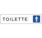 Segnaletica Markin toilette uomini Alluminio 4,5 x 20 cm