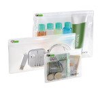 Buste Traveller con zip Leitz Complete Trasparente 18 x 22,4 x 0,1 cm 3 unità