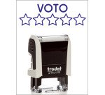 Timbro Trodat Printy 4910 "Voto" bianco