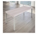 Scrivania Siena con gambe a ponte in metallo p 80 x h 74 cm