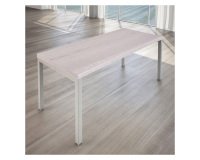 Scrivania Siena con gambe a ponte in metallo p 80 x h 74 cm