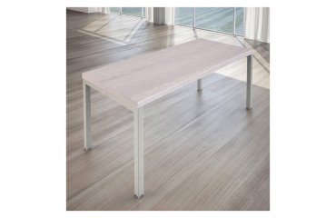 Siena desk with metal bridge legs, d 80 x h 74 cm