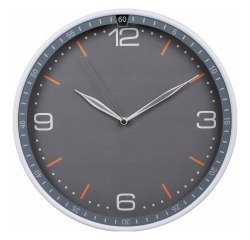 Methodo wall clock modern grey 30.3 x 30.3 x 30.3 cm