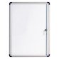 Bi-Office Wall Mountable Lockable Noticeboard Enclore Budget 71 x 66.4 cm White