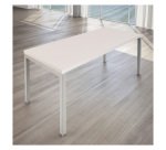 Scrivania Siena con gambe a ponte in metallo p 80 x h 74 cm
