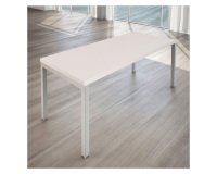 Scrivania Siena con gambe a ponte in metallo p 80 x h 74 cm