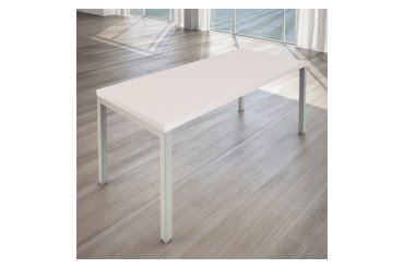 Siena desk with metal bridge legs, d 80 x h 74 cm