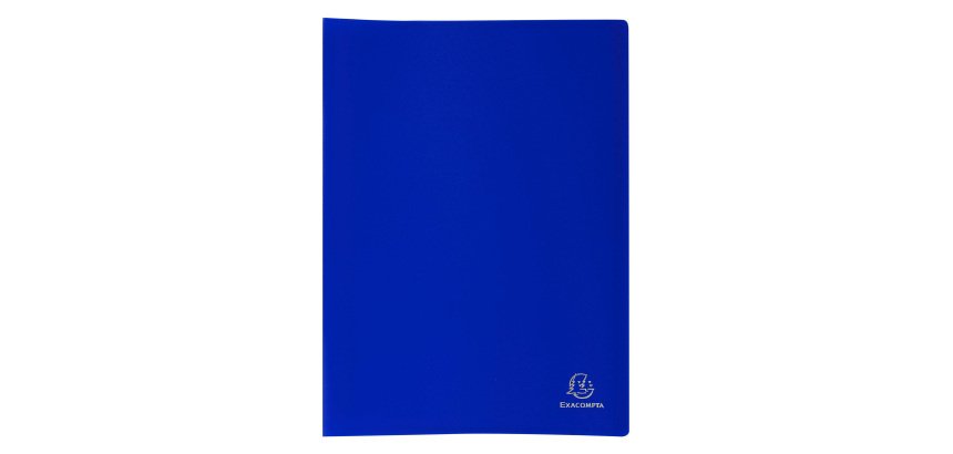 Exacompta 8522E Display Book A4 Blue 20 Pockets