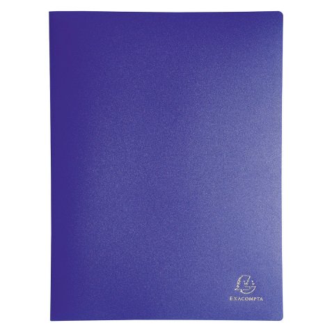 Exacompta Display Book 8582E A4 Blue Polypropylene