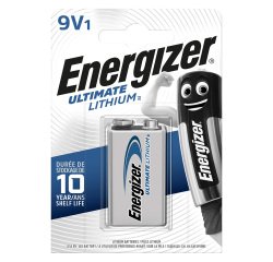 Energizer 9V Batteries 6CR61 Ultimate Lithium