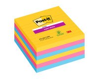 Post-it Super Sticky Carnival a righe 101 x 101 mm 6 unità da 90 fogli
