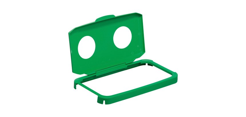 Coperchio DURABLE 1800501020 verde 60 lt