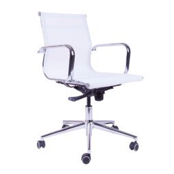 En_sedia star schienale basso bianco pr