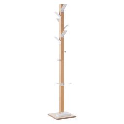 Paperflow Coat Stand PECPP.13 350 x 350 x 1800mm White