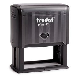 Timbro Trodat Printy 4931 personalizzato 70 x 30 mm max 5 righe nero