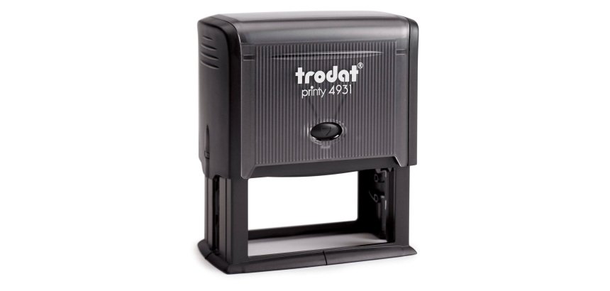 Timbro Trodat Printy 4931 personalizzato 70 x 30 mm max 5 righe nero