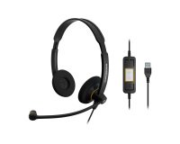 Sennheiser Impact SC 60 Wired Stereo Headset Over-the-head with Noise Cancellation USB Type A with Microphone Black
