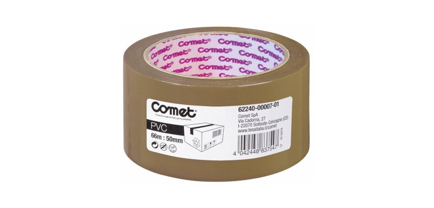 Nastri per imballo Comet 62240 50 mm x 66 m avana