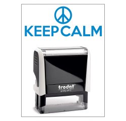 Timbro Trodat Printy 4912 "Keep calm" bianco