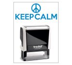 Timbro Trodat Printy 4912 "Keep calm" bianco