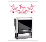 Timbro Trodat Printy 4912 "Viva gli sposi" bianco