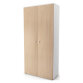 Armadio operativo con ante Miniflat Bianco/Marrone 800 x 350 x 1.700 mm