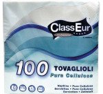 Tovaglioli bianchi 2 veli 100 pezzi