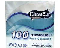 Tovaglioli bianchi 2 veli 100 pezzi