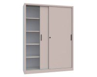 Armadio con porte S15A-S1212 grigio 1.500 x 450 x 2.000 mm