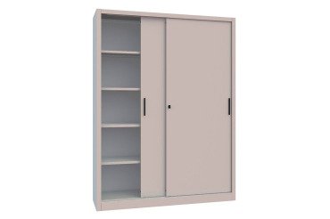 Armadio con porte S15A-S1212 grigio 1.500 x 450 x 2.000 mm