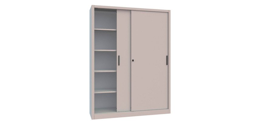 Armadio con porte S15A-S1212 grigio 1.500 x 450 x 2.000 mm