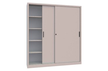 Armadio con porte 5 grigio 1.800 x 450 x 2.000 mm