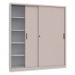 Armadio con porte 5 grigio 1.800 x 450 x 2.000 mm