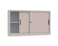 Armadio metallico 2 porte grigio 1.500 x 450 x 880 mm