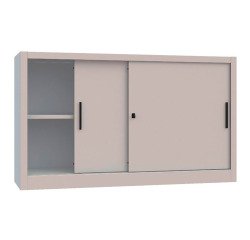 Armadio metallico 2 porte grigio 1.500 x 450 x 880 mm