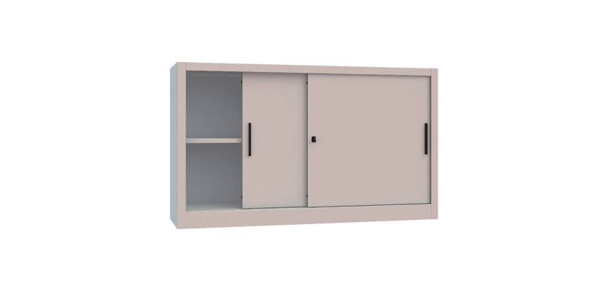 Armadio metallico 2 porte grigio 1.500 x 450 x 880 mm