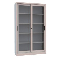 Armadio con ante grigio 1.200 x 450 x 2.000 mm